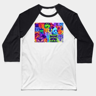 Neon Animals Baseball T-Shirt